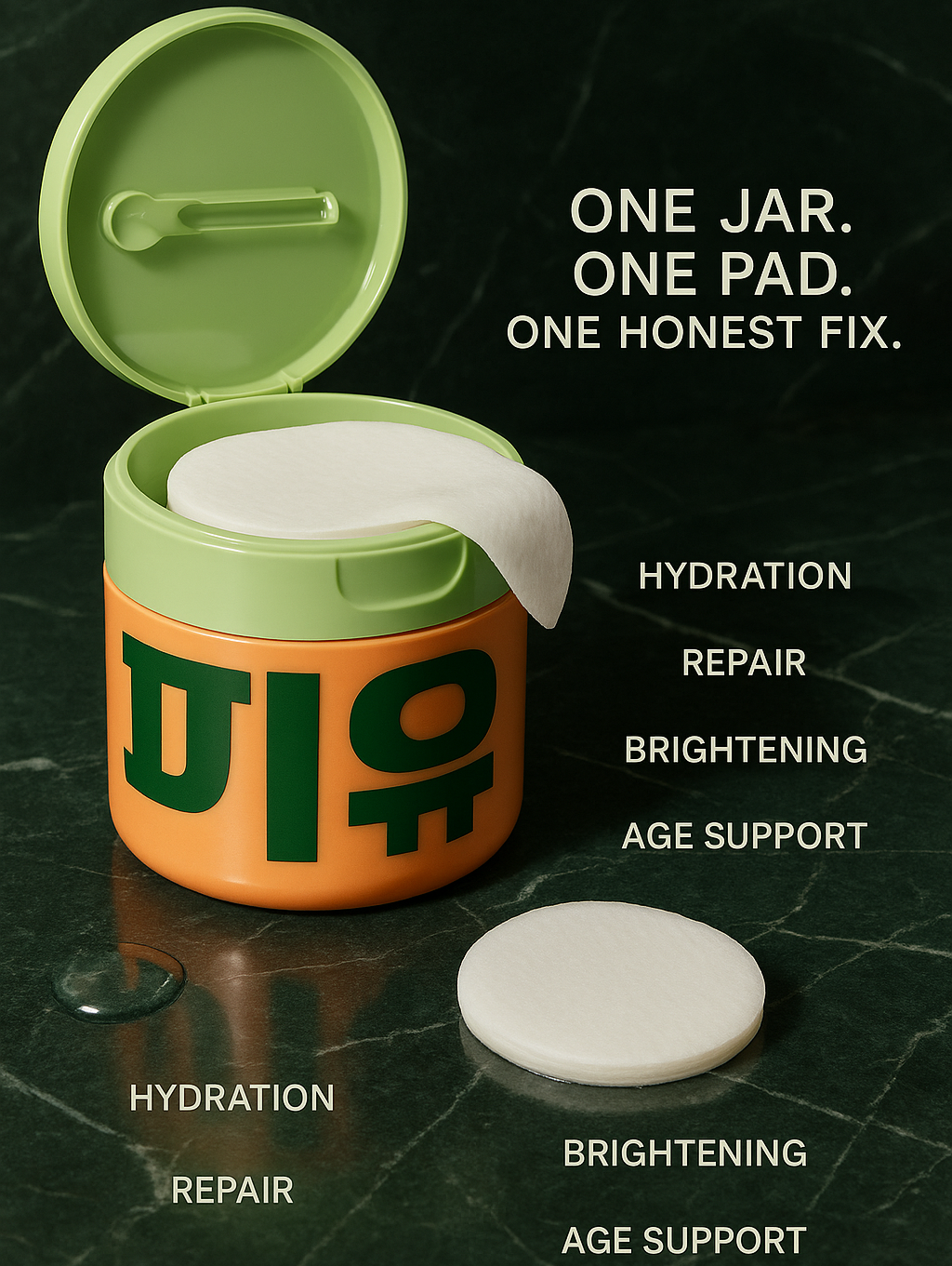 Korean Anti-Aging Toner Pads β Fades Dark Spots & Wrinkles Fast (100 Pads)π₯